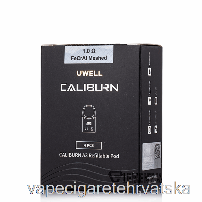 Vape Cigarete Uwell Caliburn A3 Zamjenske Kapsule 1.0ohm A3 Fekralne Mrežaste Kapsule